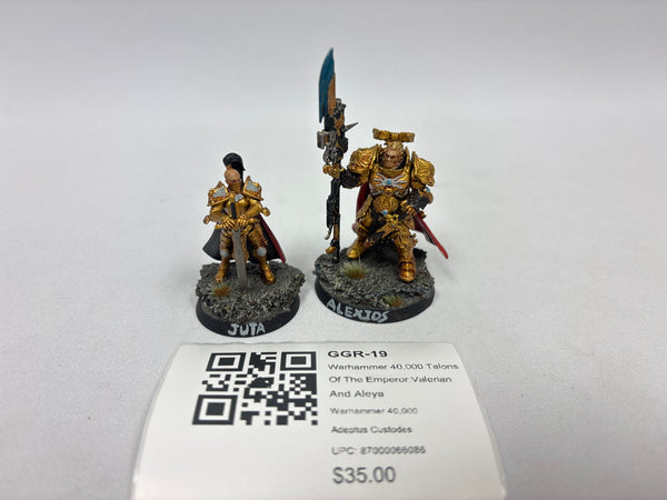 Warhammer 40,000 Talons Of The Emperor:Valerian And Aleya GGR-19