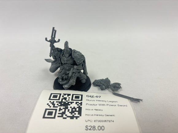 Horus Heresy Legion Praetor With Power Sword GIZ-07