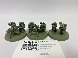 Warhammer 40,000 Cadian Heavy Weapon Squad GMN-03