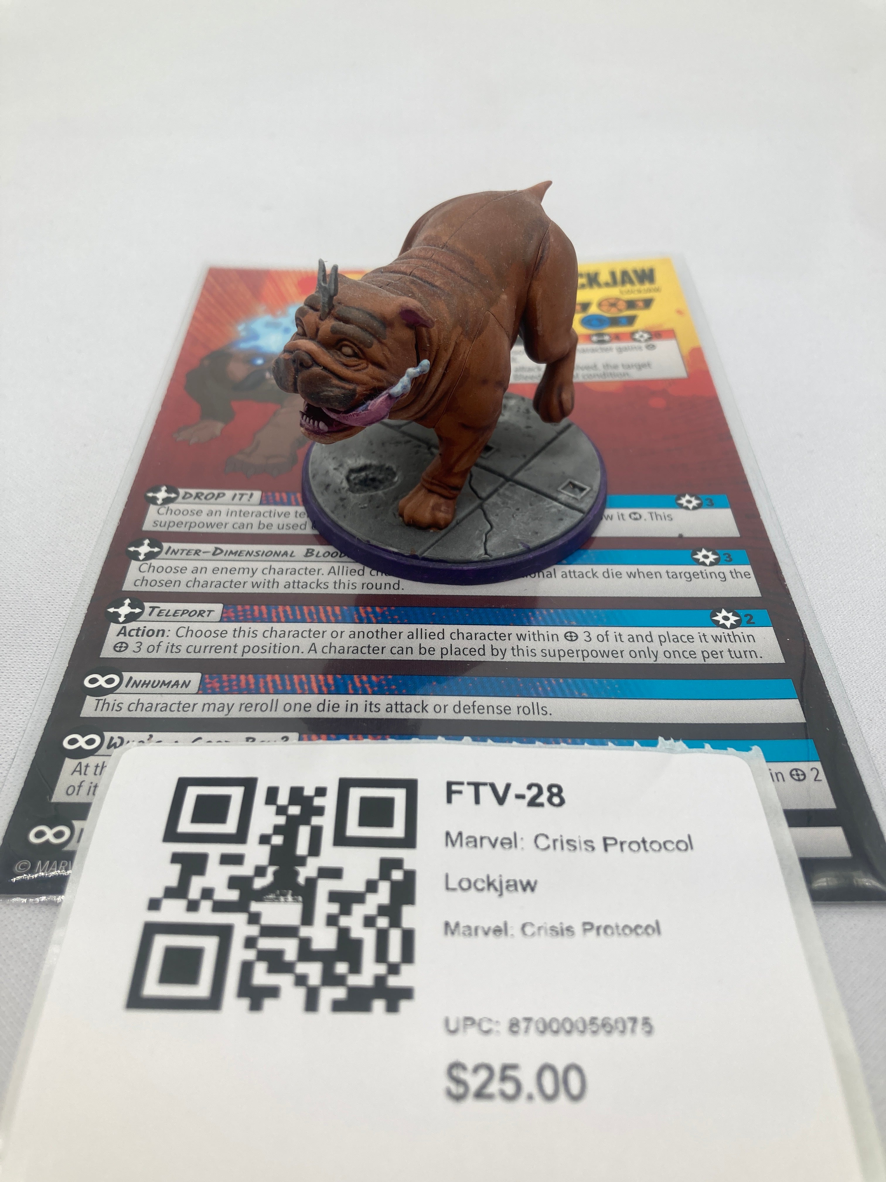 Marvel: Crisis Protocol Lockjaw FTV-28