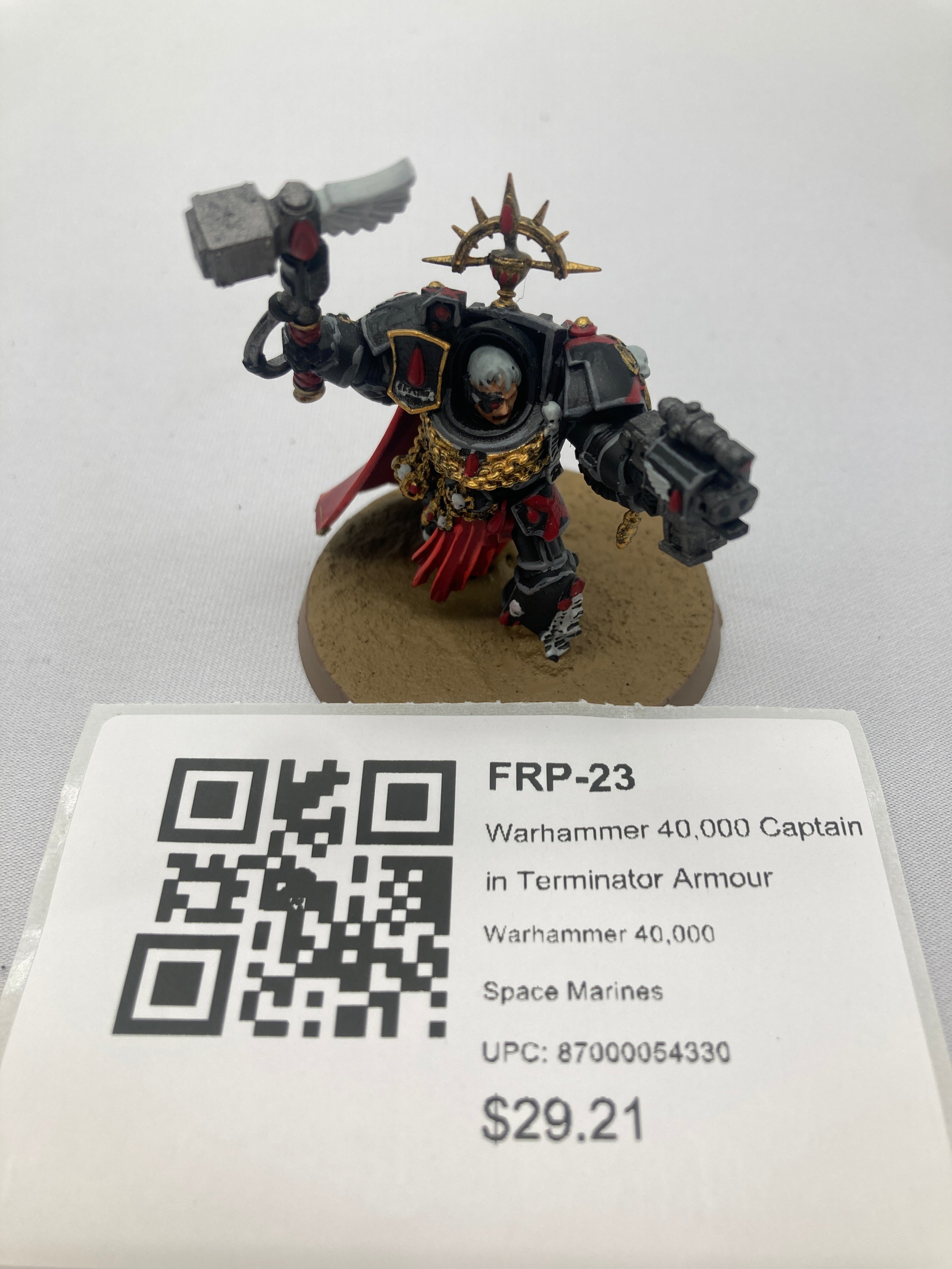 Warhammer 40,000 Captain in Terminator Armour FRP-23