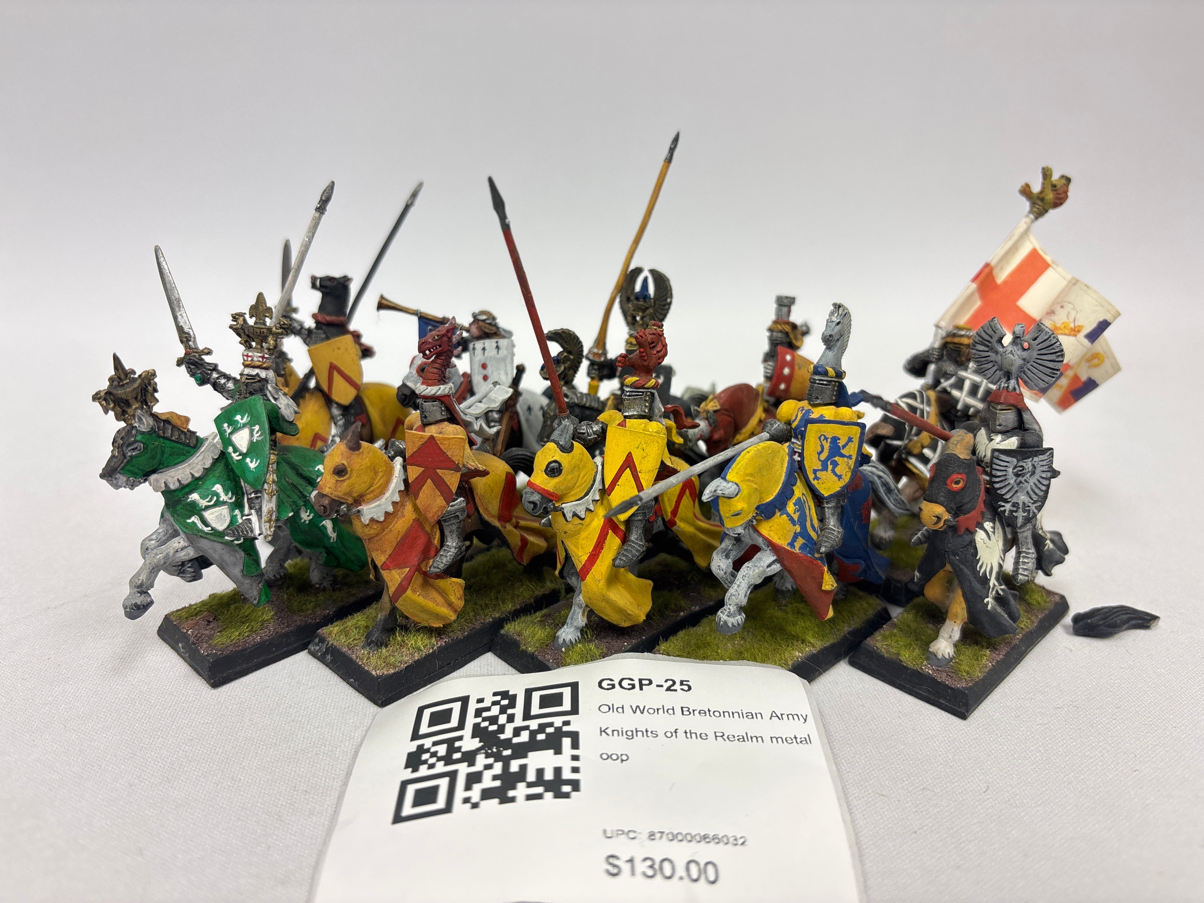 Old World Bretonnian Army Knights of the Realm metal oop GGP-25