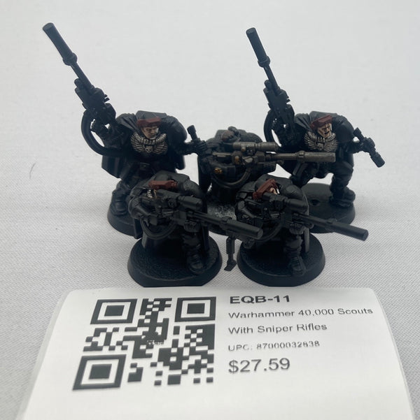 Warhammer 40,000 Scouts With Sniper Rifles EQB-11