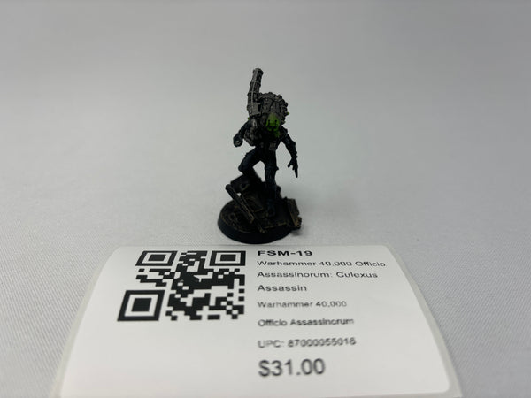 Warhammer 40,000 Officio Assassinorum: Culexus Assassin FSM-19