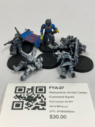 Warhammer 40,000 Cadian Command Squad FYA-27