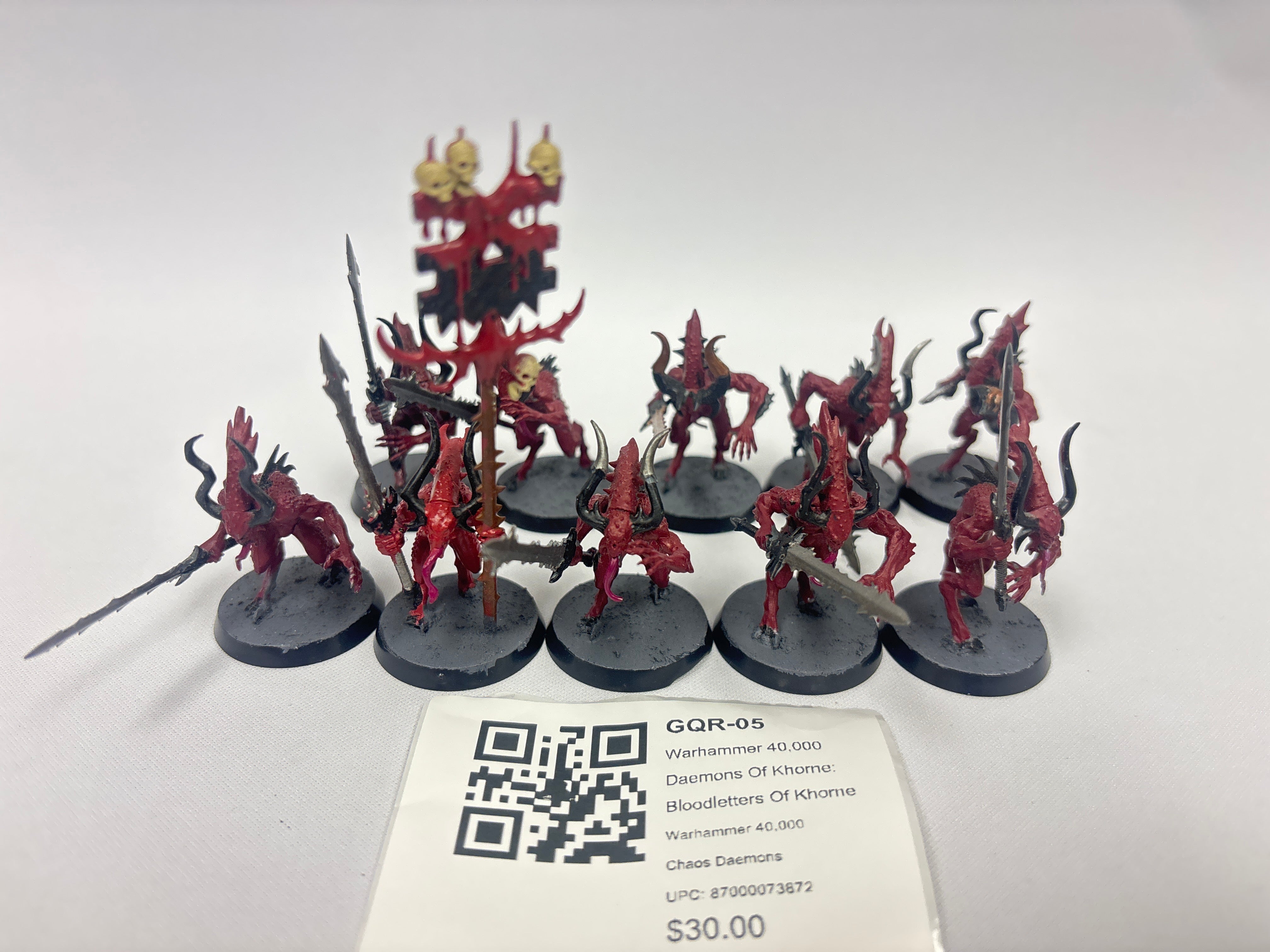 Warhammer 40,000 Daemons Of Khorne: Bloodletters Of Khorne GQR-05