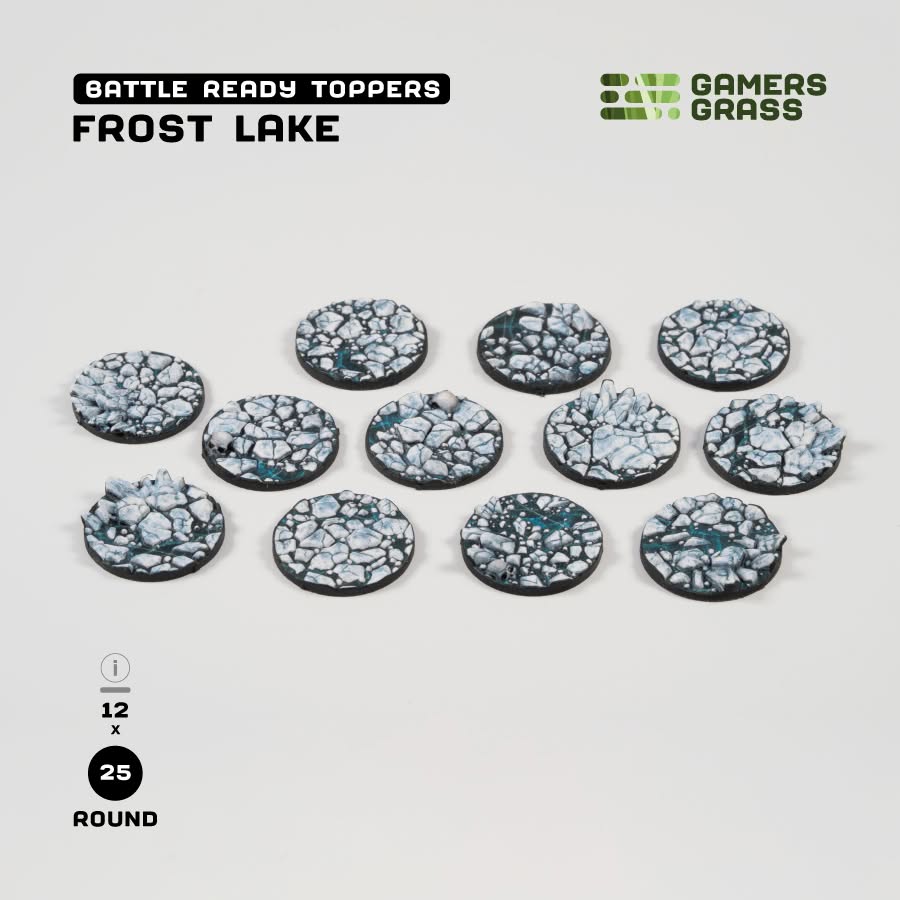 Gamers Grass: Frost Lake - Round 25mm (x12)