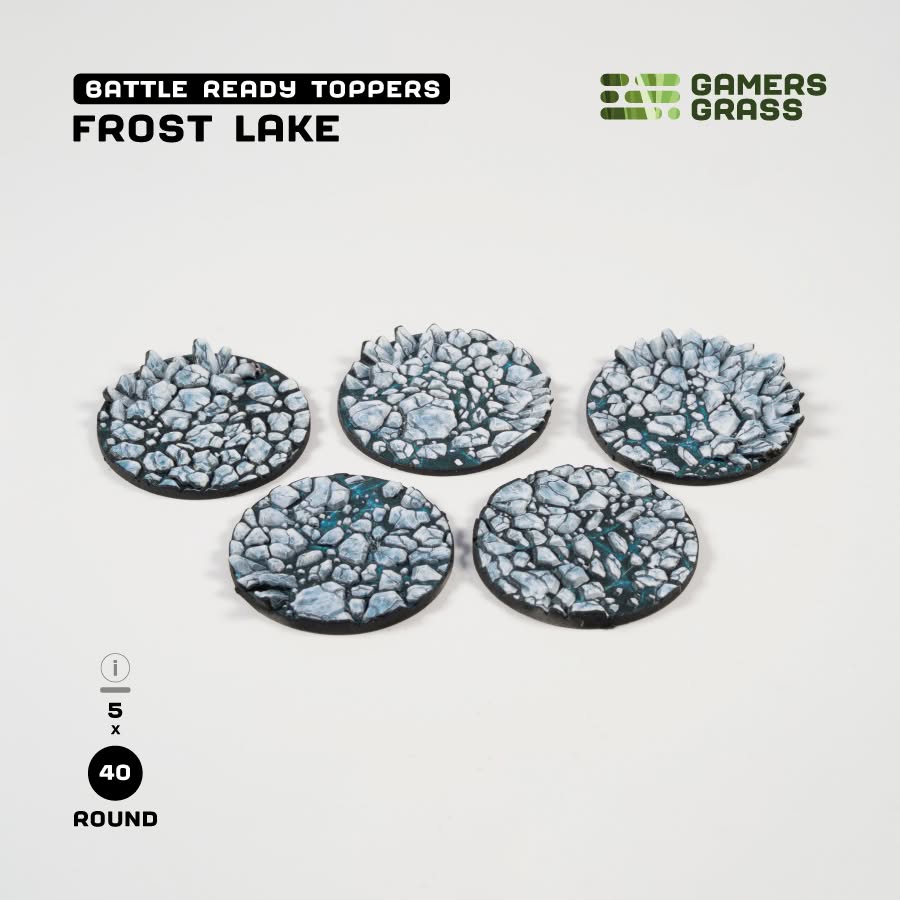 Gamers Grass: Frost Lake - Round 40mm (x5)