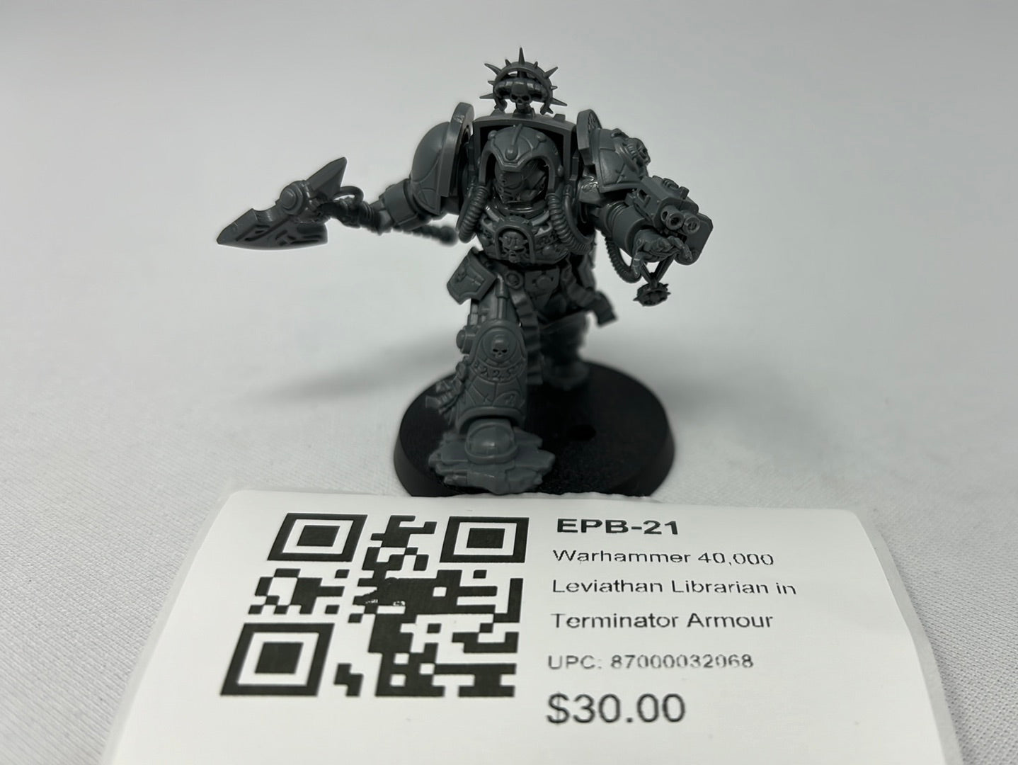 Warhammer 40,000 Leviathan Librarian in Terminator Armour EPB-21