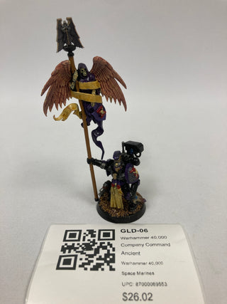Warhammer 40,000 Company Command Ancient GLD-06