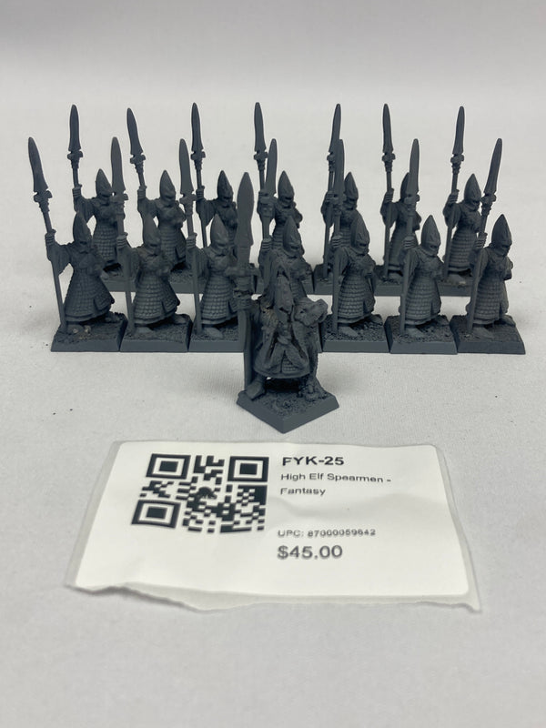 High Elf Spearmen - Fantasy FYK-25