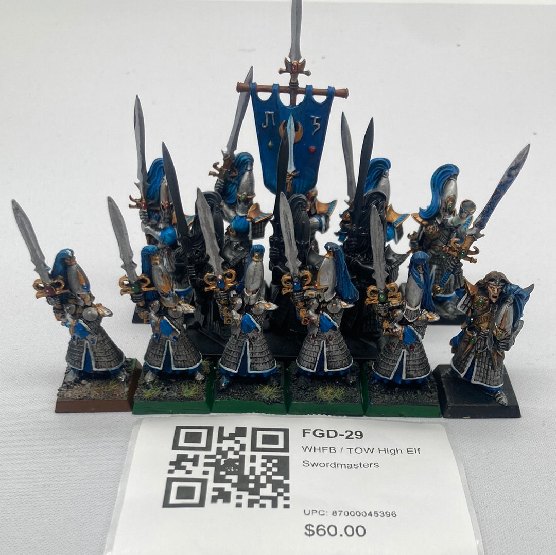 WHFB / TOW High Elf Swordmasters FGD-29 | Frontline Gaming