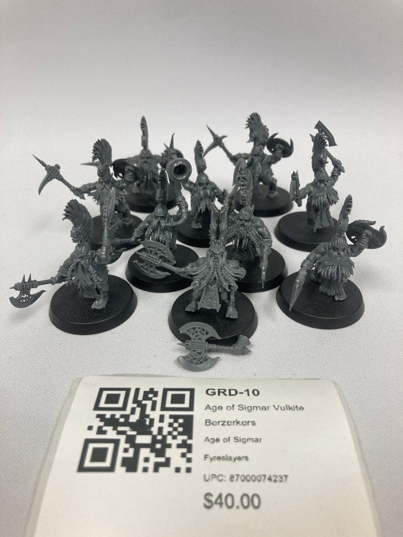 Age of Sigmar Vulkite Berzerkers GRD-10