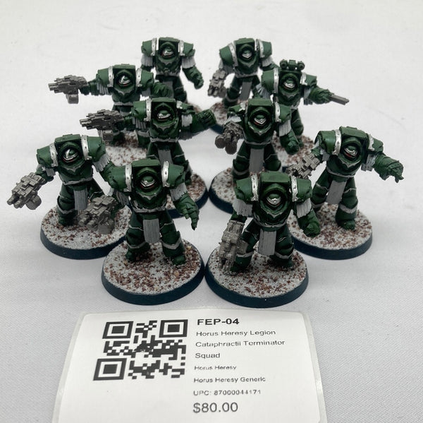 Horus Heresy Legion Cataphractii Terminator Squad FEP-04