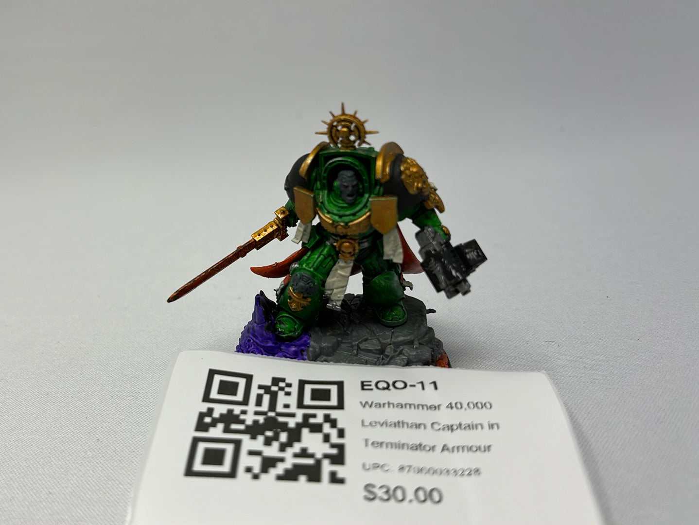 Unassembled Warhammer Captain In Terminator Armor – Warhammer 40K Space Marines Miniature, New On Sprue Warhammer 40K Captain Terminator