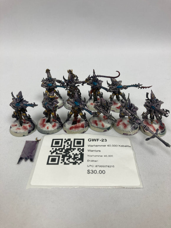 Warhammer 40,000 Kabalite Warriors GWF-23