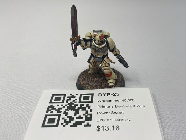Warhammer 40,000 Primaris Lieutenant With Power Sword DYP-25