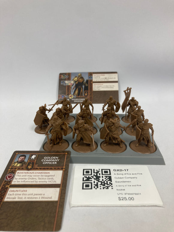 A Song of Ice and Fire Golden Company Swordsmen GXD-17