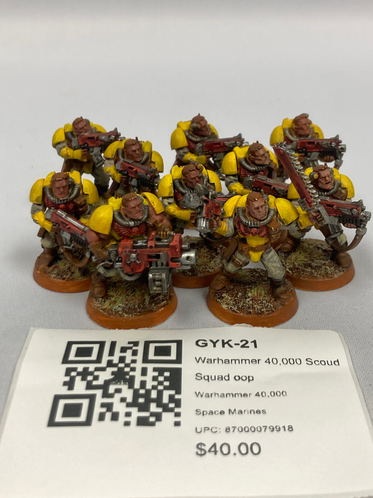 Warhammer 40,000 Scoud Squad oop GYK-21