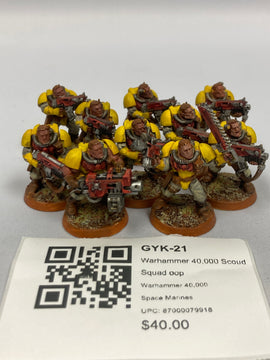 Warhammer 40,000 Scoud Squad oop GYK-21