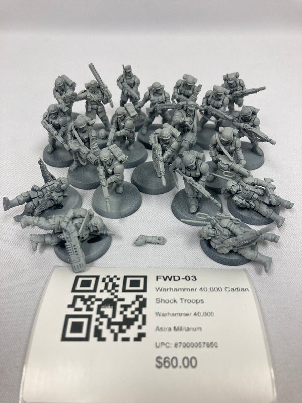 Warhammer 40,000 Cadian Shock Troops FWD-03