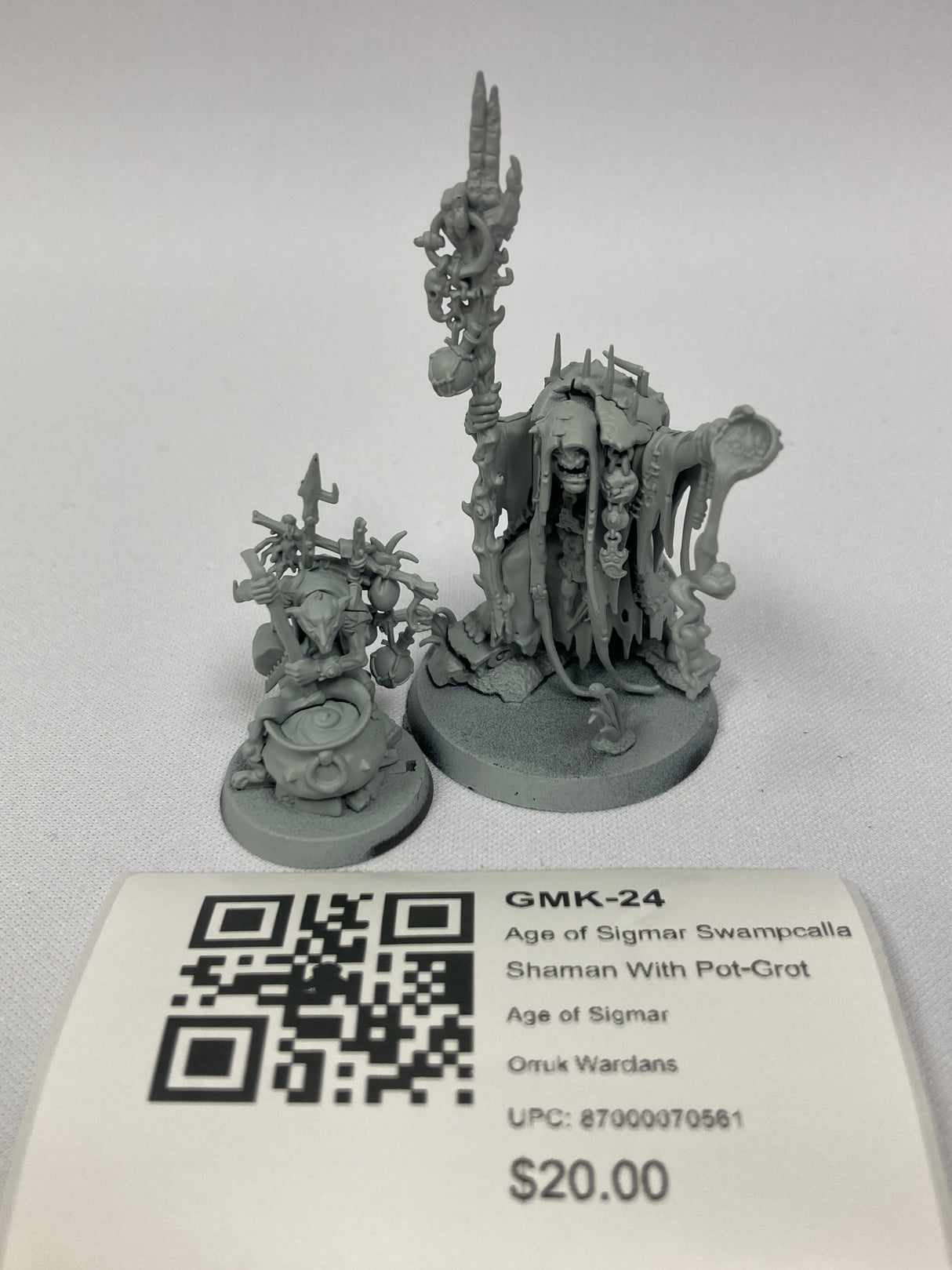 Age of Sigmar Swampcalla Shaman With Pot-Grot GMK-24