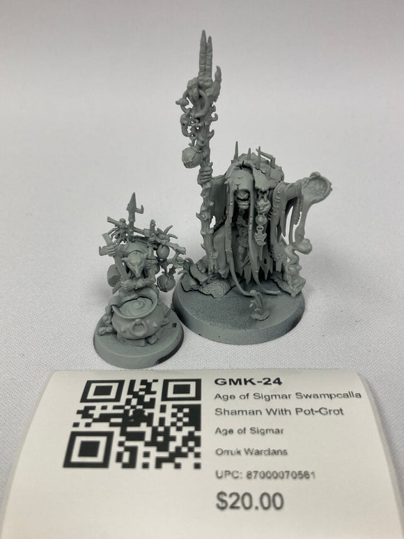 Age of Sigmar Swampcalla Shaman With Pot-Grot GMK-24