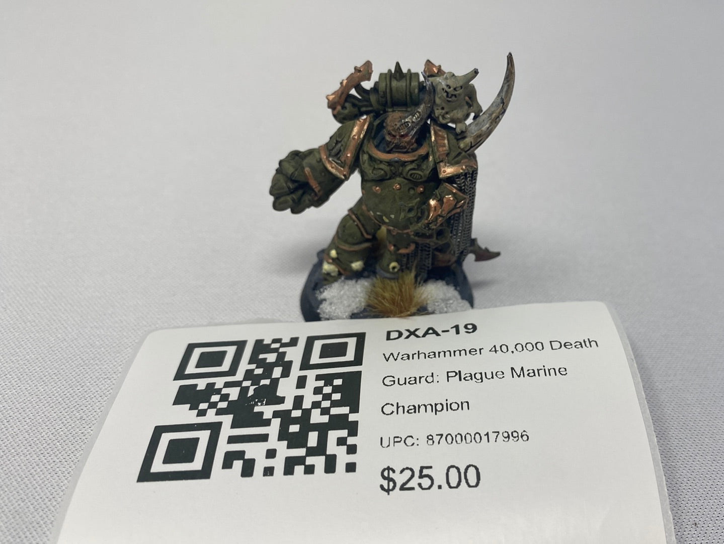 Warhammer 40,000 Death Guard: Plague Marine Champion DXA-19