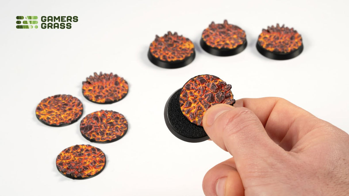 Gamers Grass: Molten Lava - Round 32mm (x8)