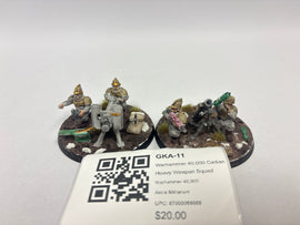 Warhammer 40,000 Cadian Heavy Weapon Squad GKA-11