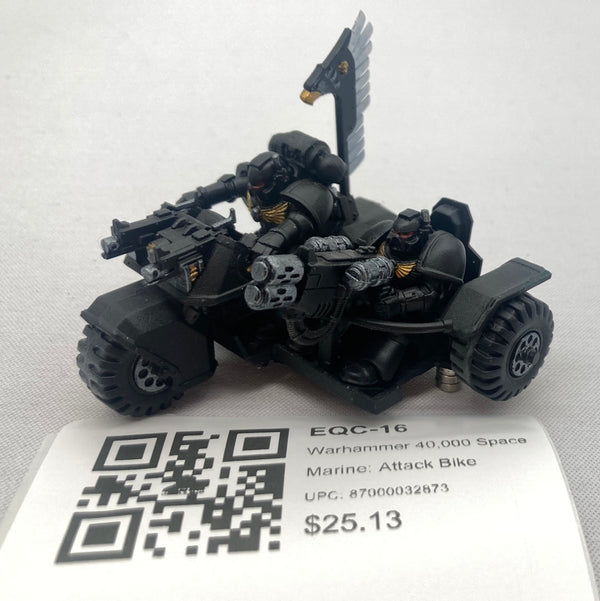 Warhammer 40,000 Space Marine: Attack Bike EQC-16