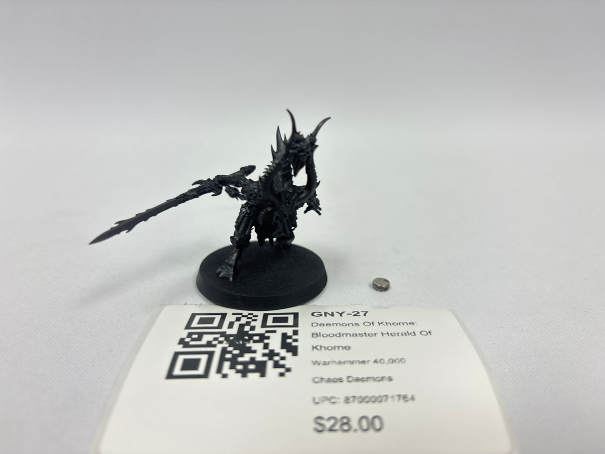 Daemons Of Khorne: Bloodmaster Herald Of Khorne GNY-27