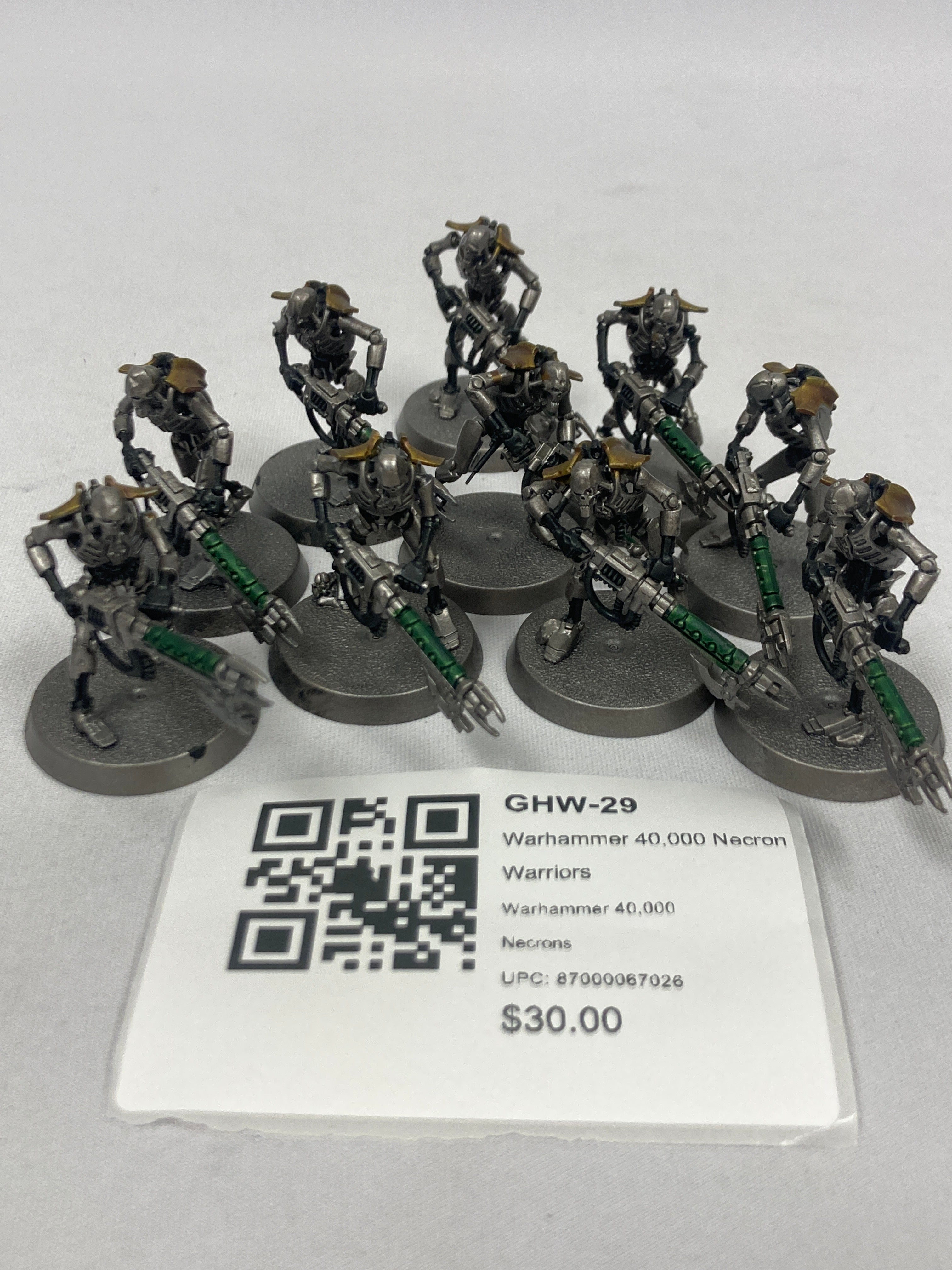 Warhammer 40,000 Necron Warriors GHW-29