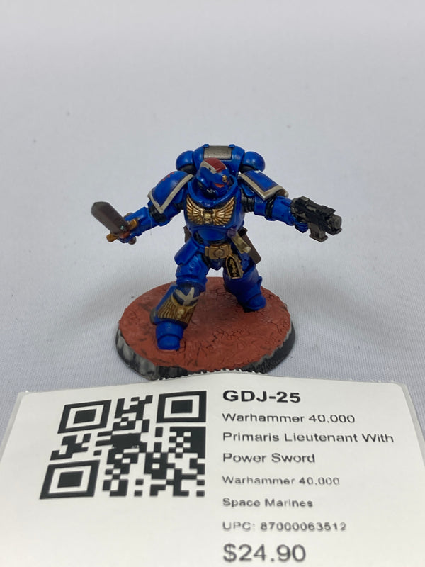 Warhammer 40,000 Primaris Lieutenant With Power Sword GDJ-25