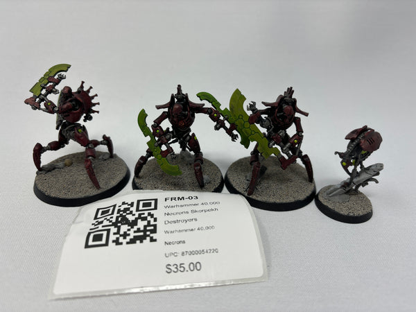 Warhammer 40,000 Necrons Skorpekh Destroyers FRM-03