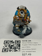 Horus Heresy Legion Praetor With Power Axe GVE-26