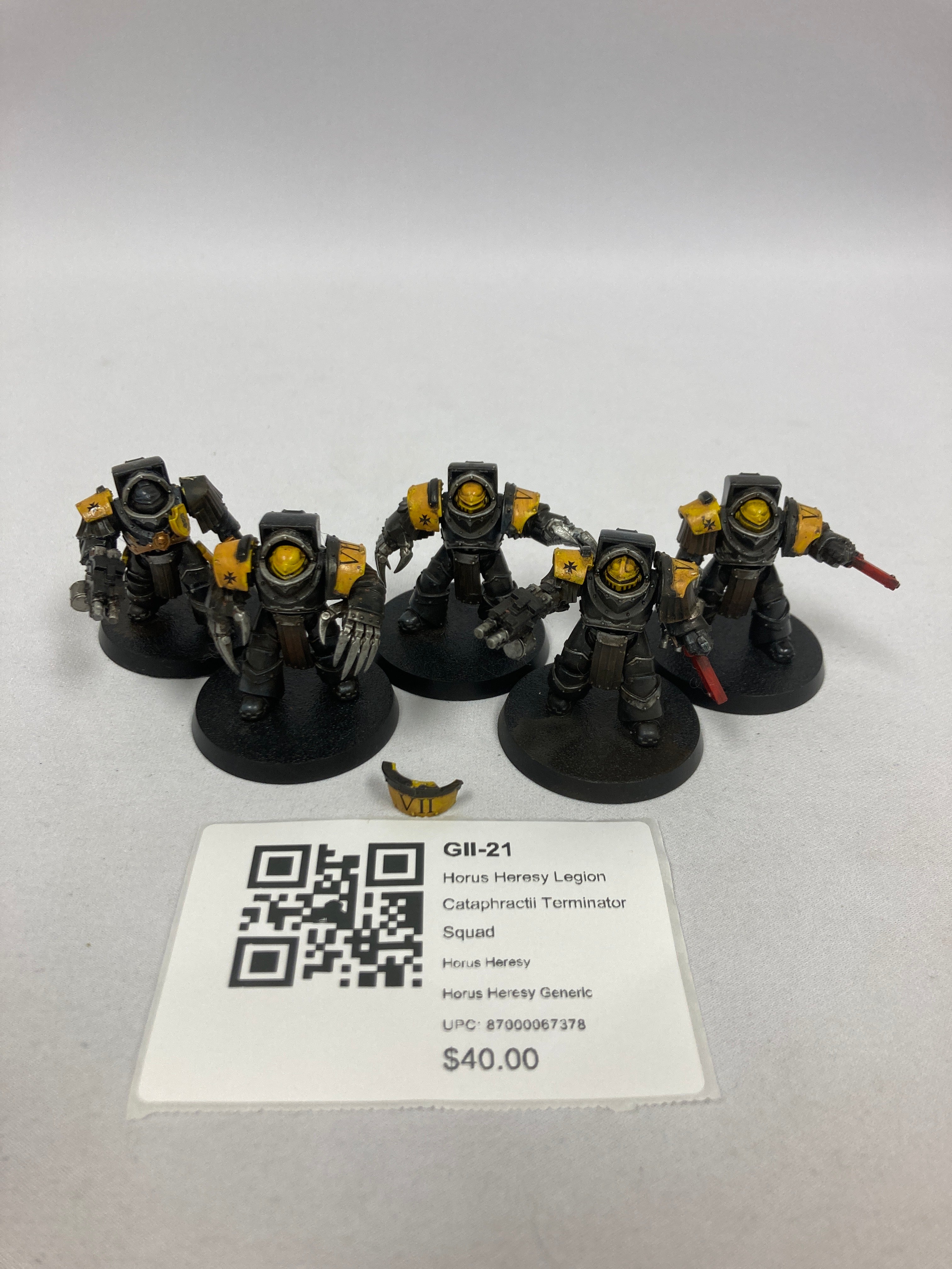 Horus Heresy Legion Cataphractii Terminator Squad GII-21