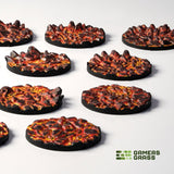 Gamers Grass: Molten Lava - Round 25mm (x12)