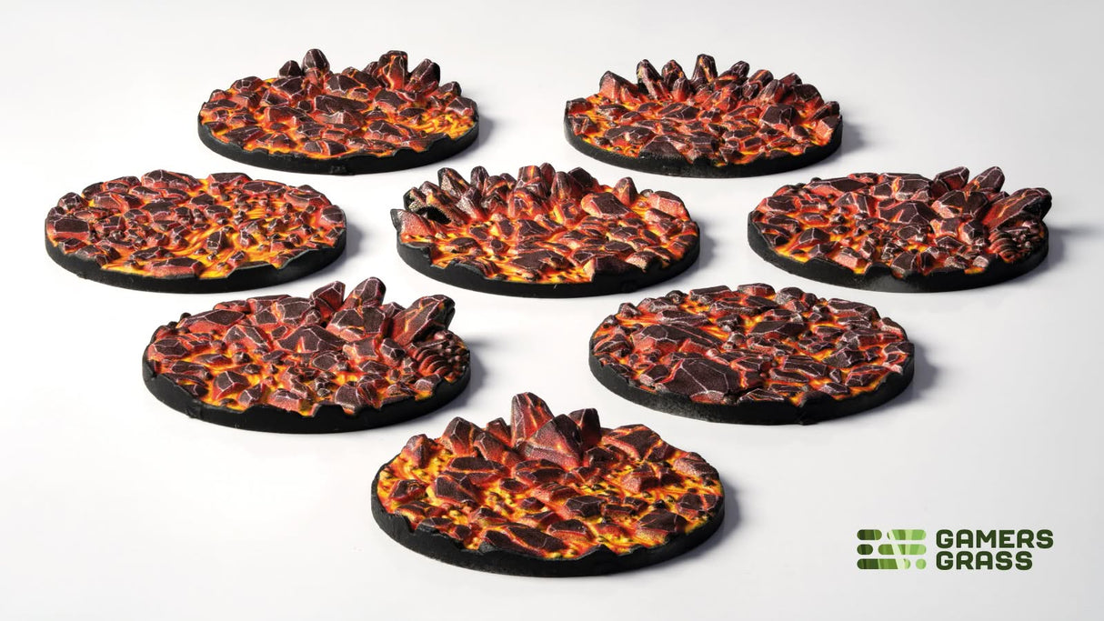 Gamers Grass: Molten Lava - Round 32mm (x8)