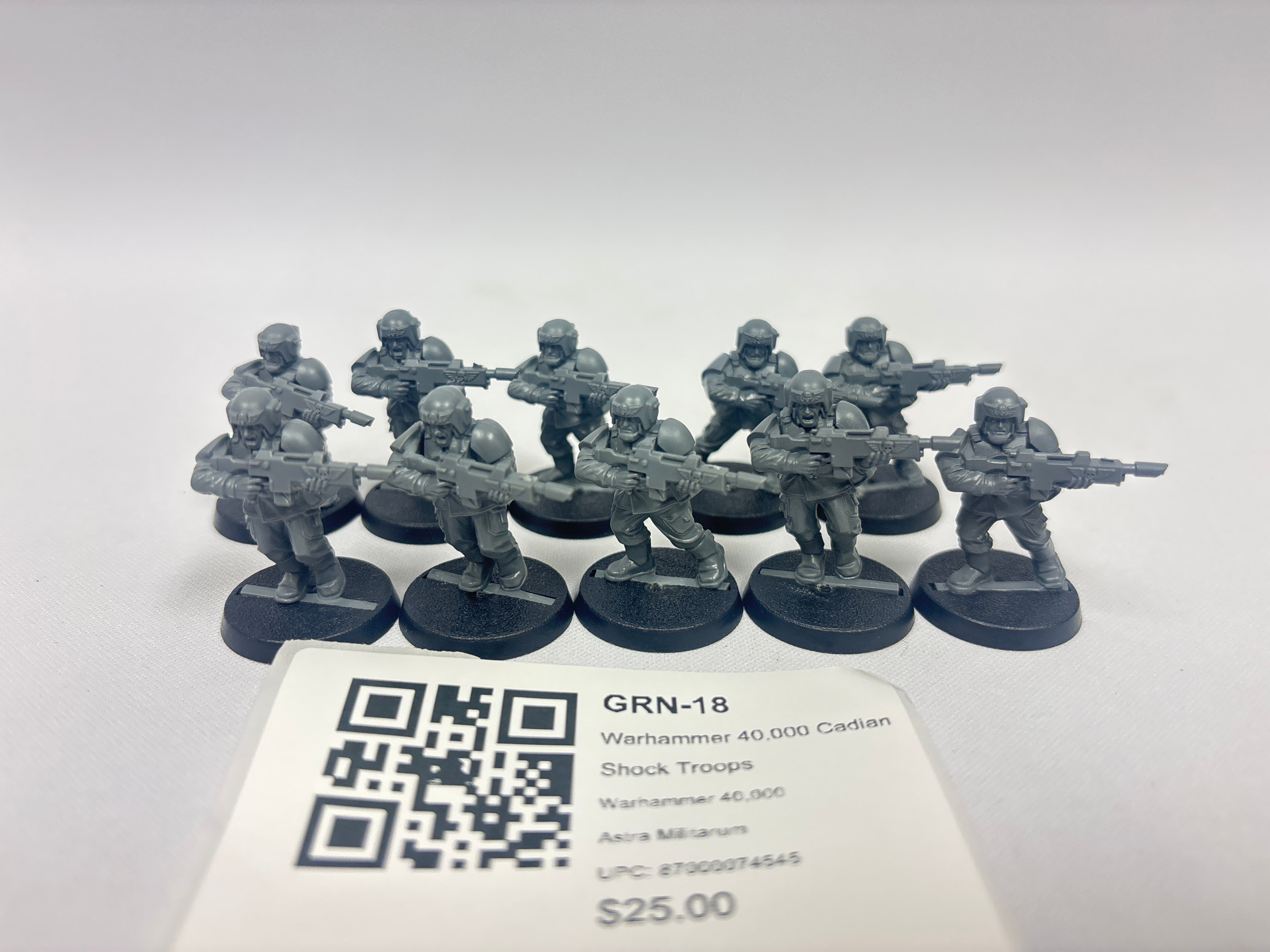 Warhammer 40,000 Cadian Shock Troops GRN-18