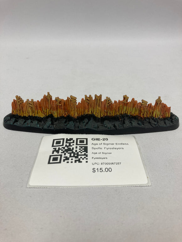 Age of Sigmar Endless Spells: Fyreslayers GIE-20
