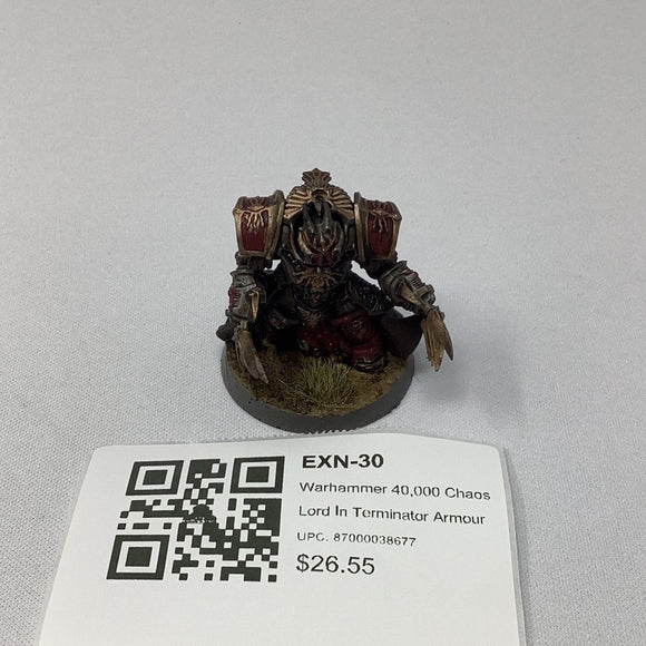 Warhammer 40,000 Chaos Lord In Terminator Armour EXN-30