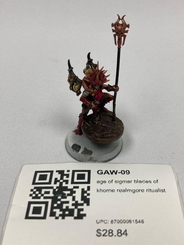 age of sigmar blades of khorne realmgore ritualist GAW-09