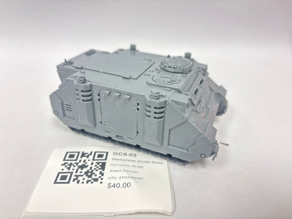 Warhammer 40,000 Rhino GCS-03