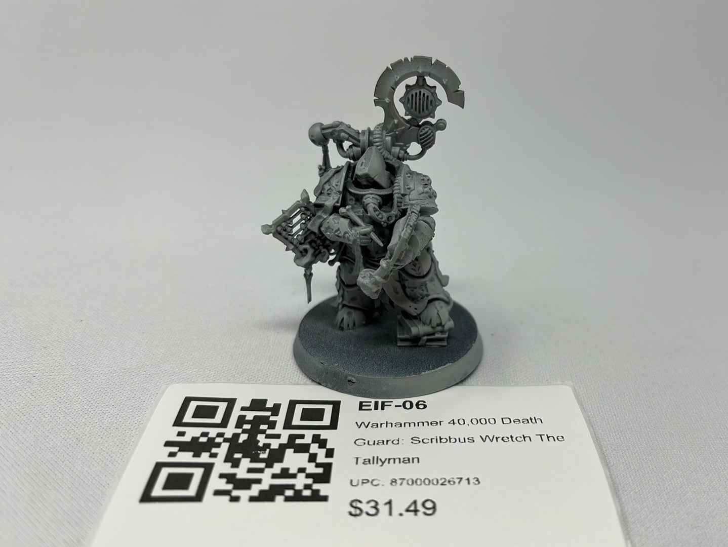 Warhammer 40,000 Death Guard: Scribbus Wretch The Tallyman EIF-06