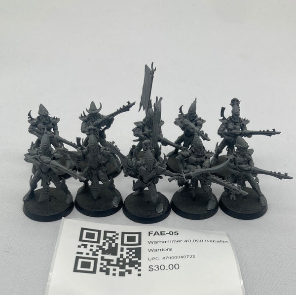 Warhammer 40,000 Kabalite Warriors FAE-05