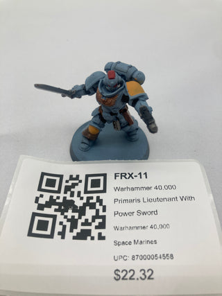 Warhammer 40,000 Primaris Lieutenant With Power Sword FRX-11