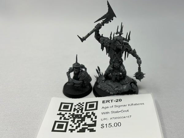 Age of Sigmar Killaboss With Stab-Grot ERT-20