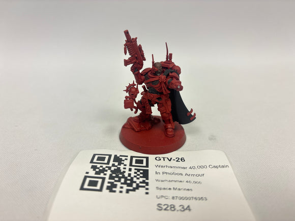 Warhammer 40,000 Captain In Phobos Armour GTV-26