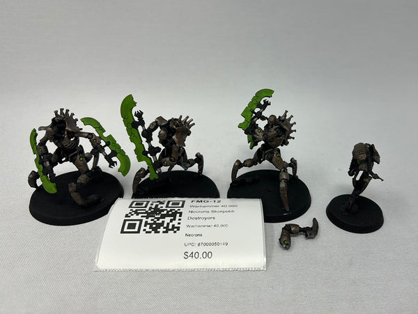 Warhammer 40,000 Necrons Skorpekh Destroyers FMG-12